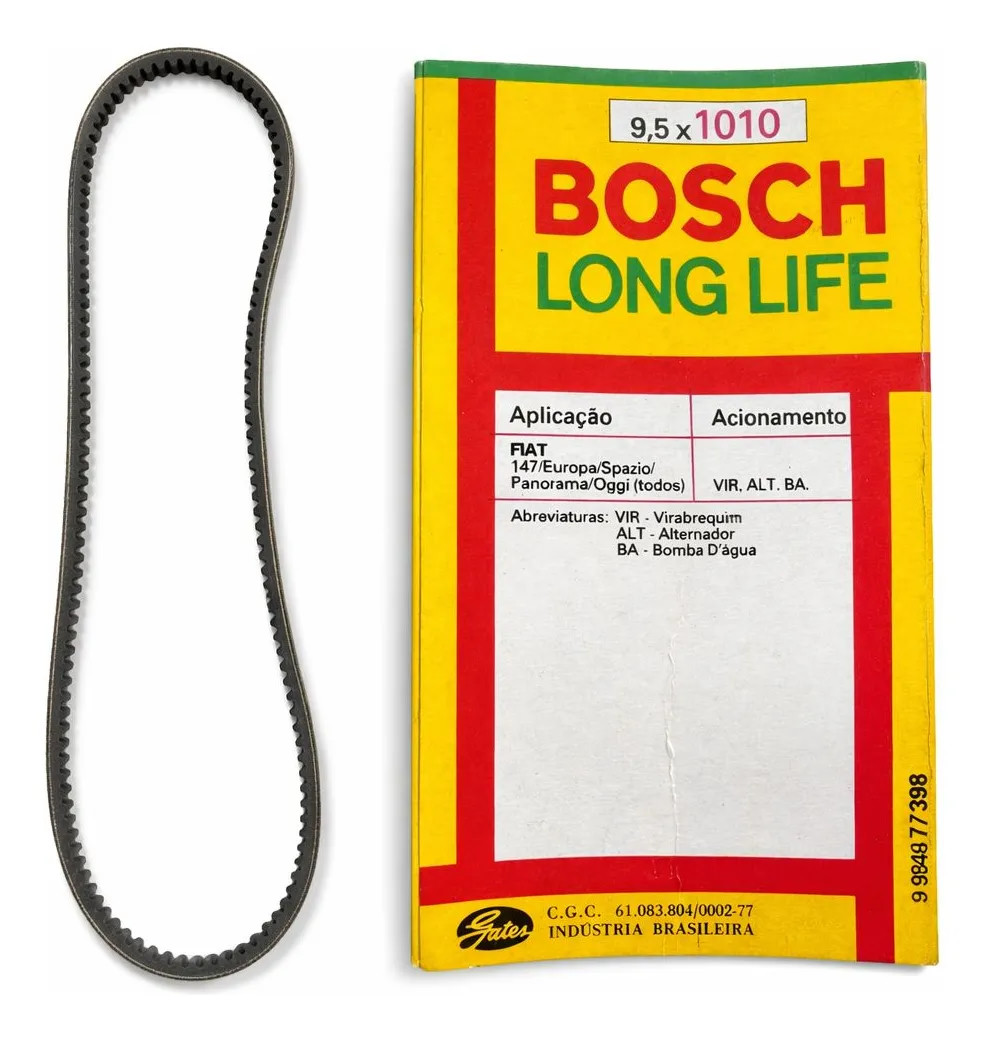 Correia Bosch Long Life 9,5x1010 Fiat 147